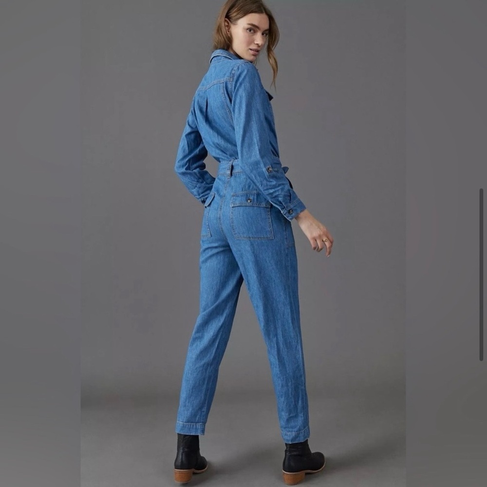Pilcro Classic Denim Jumpsuit